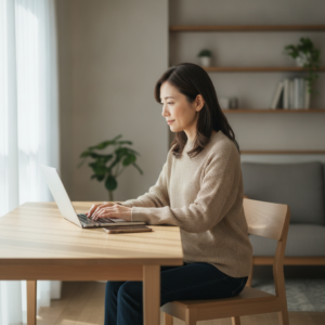 主婦の皆さんへ。在宅メルオペで収入を安定させる、元採用担当からの具体的な助言